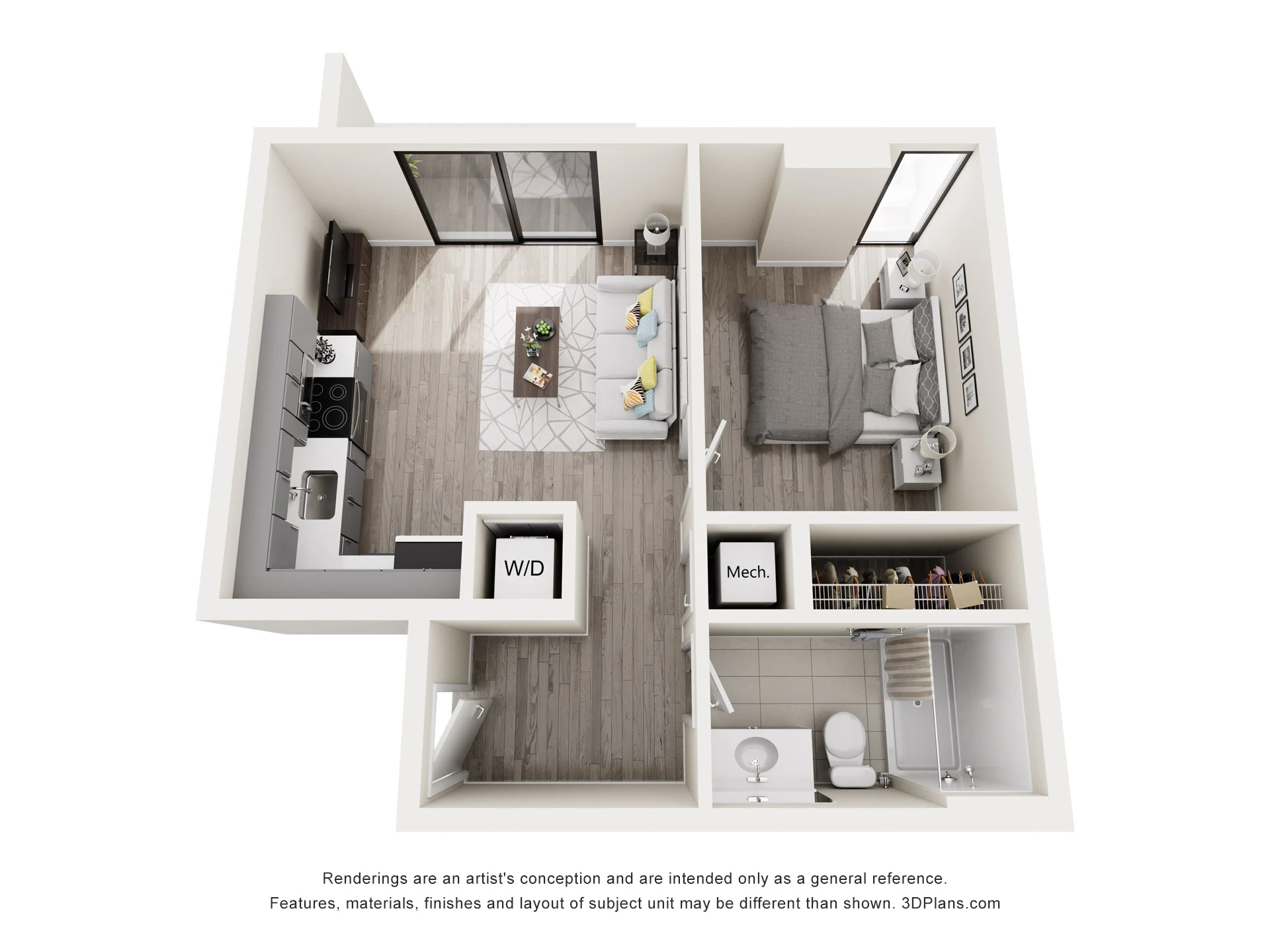 1 Bedroom 1 Bath