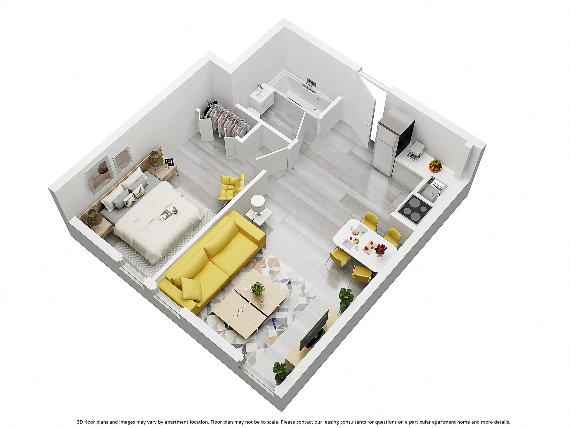1 BED 1 BATH