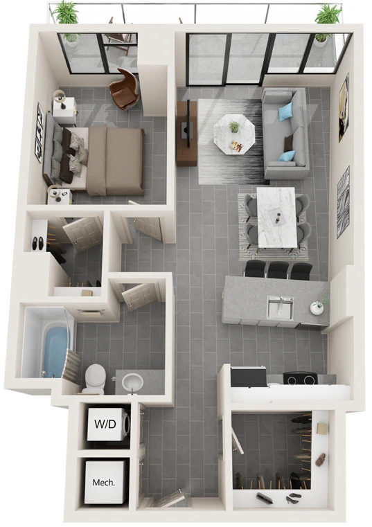 One Bedroom B