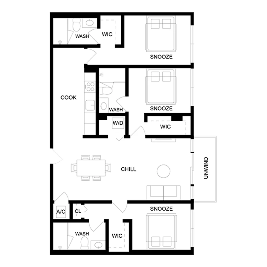 Rent By Bedroom (3B)