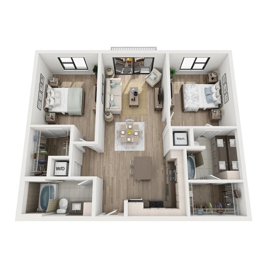 2 Bedroom