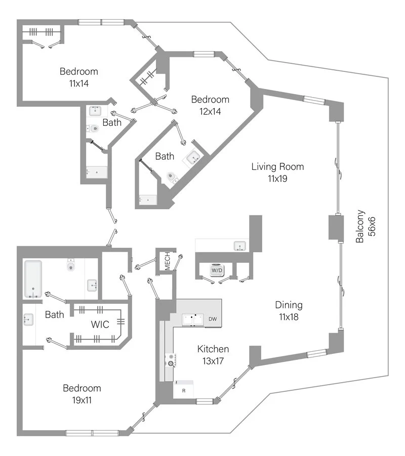 C1 - 3BR 3BA (2022 SF)