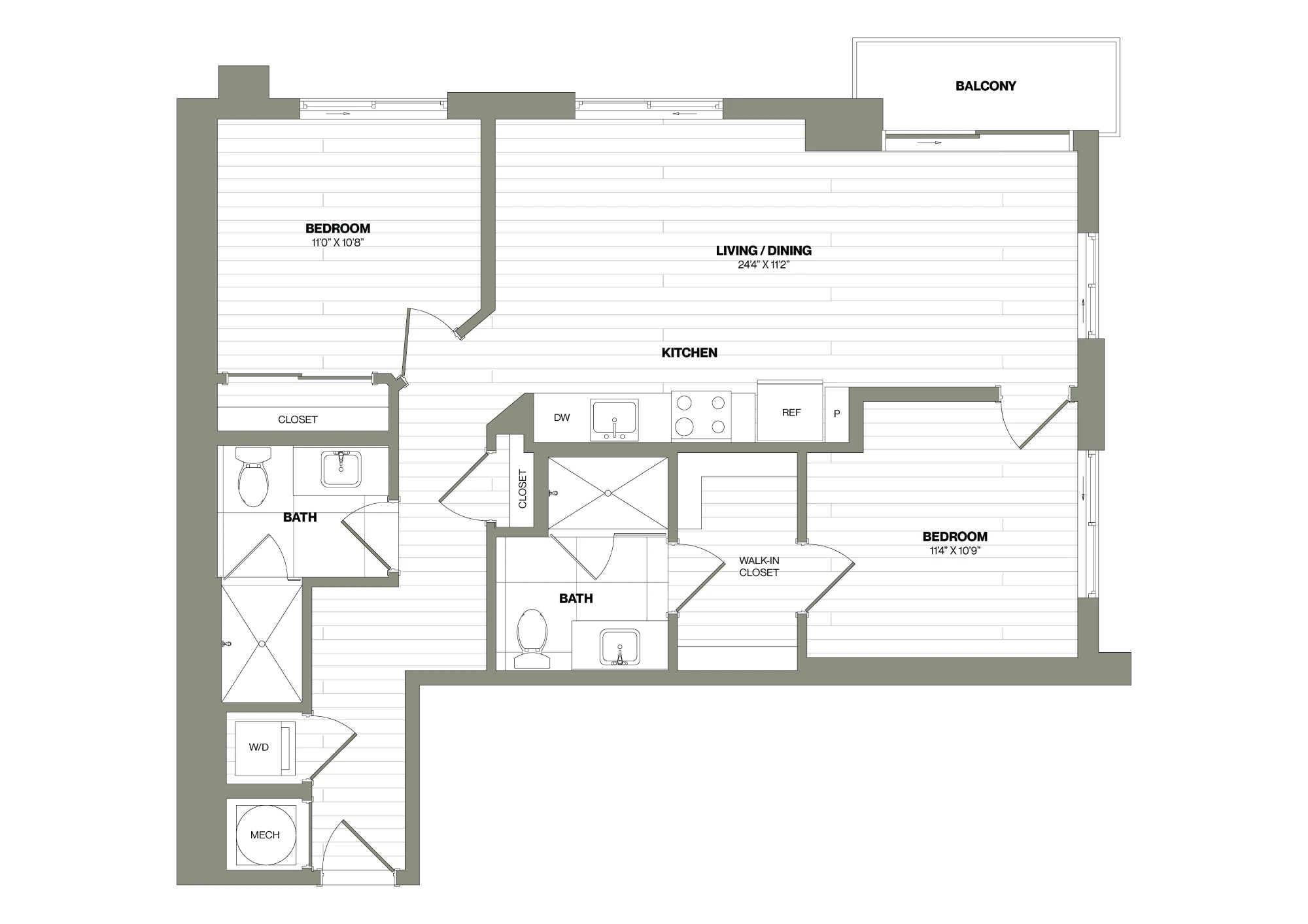 2 Bed/2 Bath-B3
