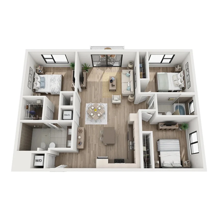 3 Bedroom