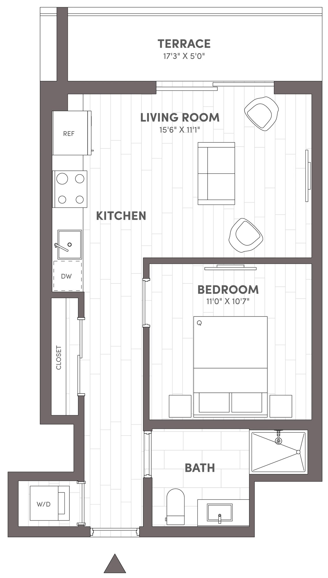 Junior One Bedroom-A2