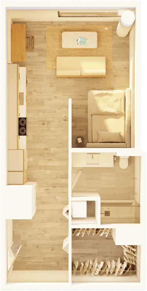 West Jr 1 BR Promenade