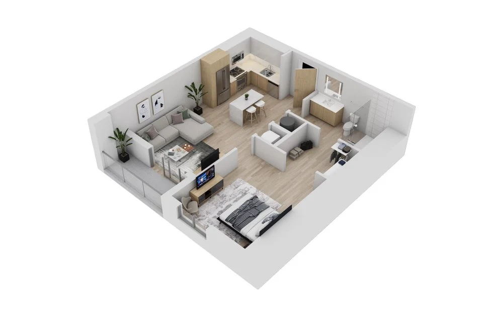 1 Bedroom 1 Bath