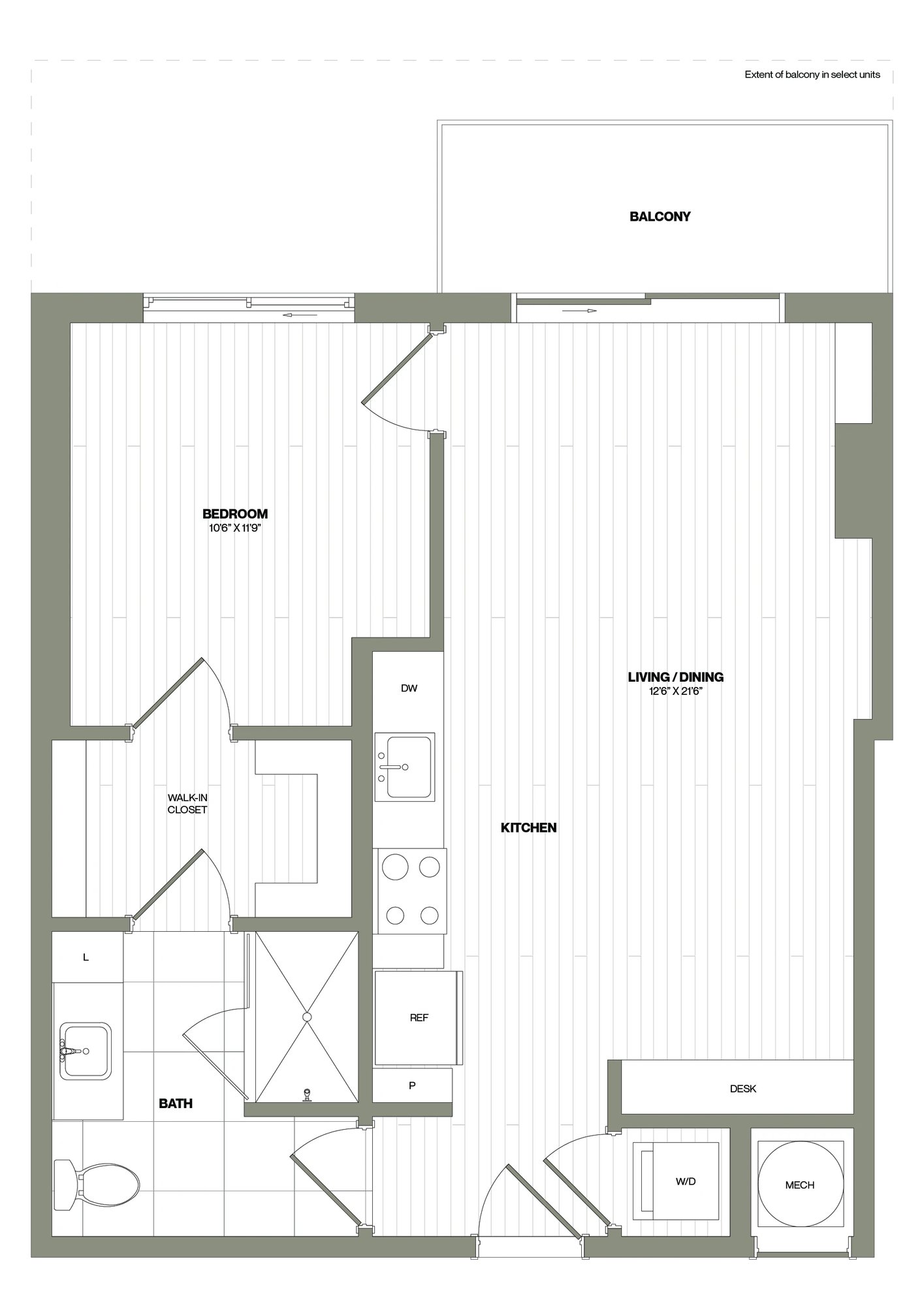 1 Bed/1 Bath-A1 WDU