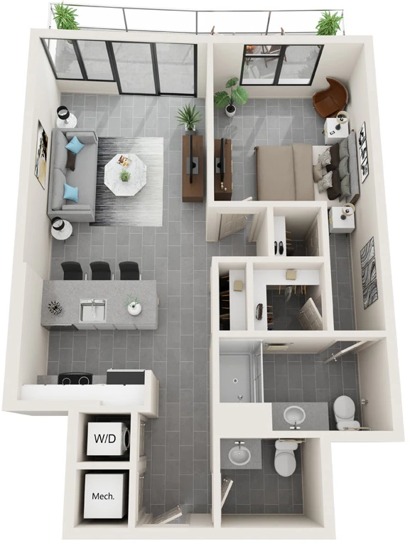 One Bedroom G