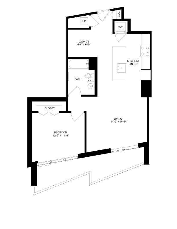 1 Bed-1 Bath Den-15