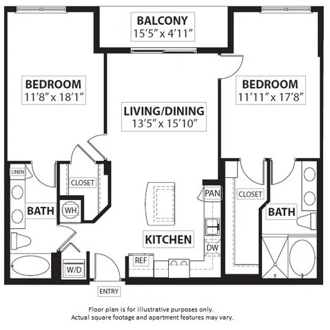 B2 2 Bed 2 Bath