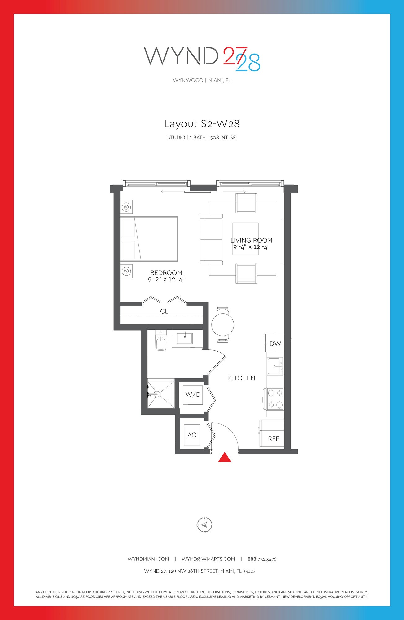 W28 - Studio (508 SF)