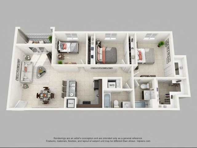3 Bedroom 2 Bath