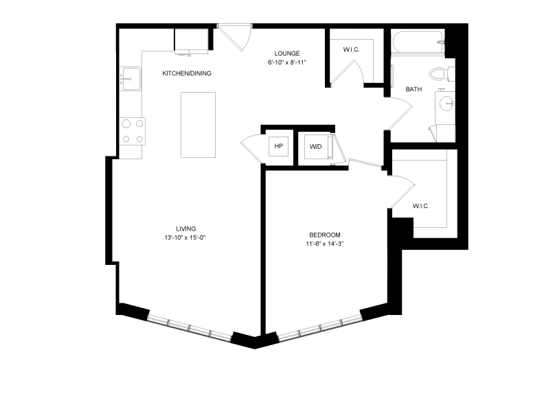 1 Bed-1 Bath-P15