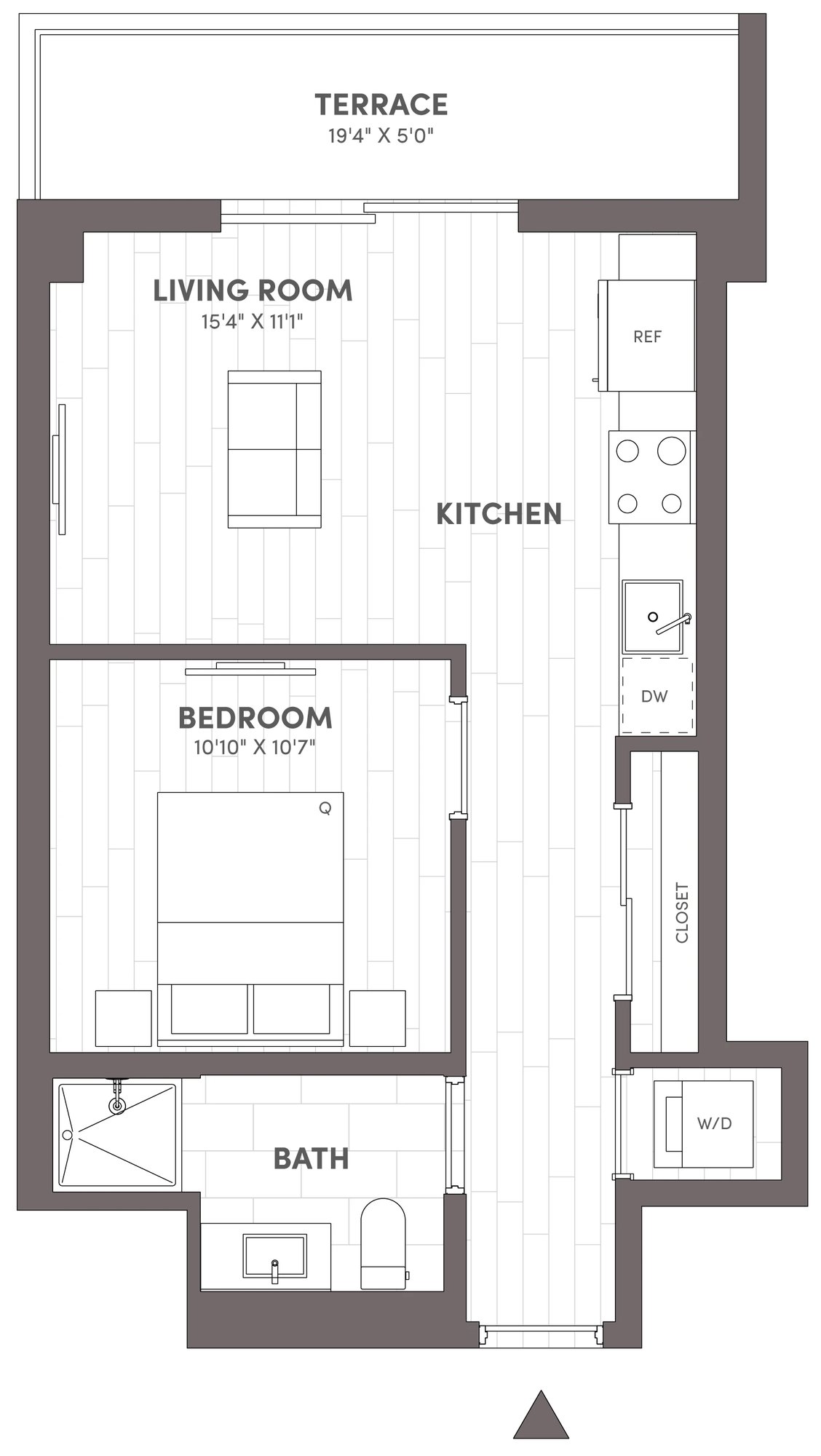 Junior One Bedroom-A3